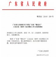 廣東省“散亂污”工業(yè)企業(yè)（場所）  綜合整治工作方案